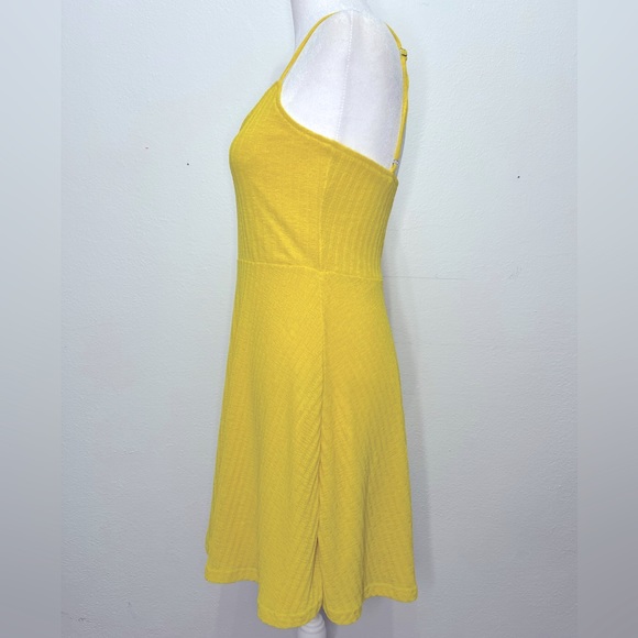 House Of Harlow Revolve Vibrant Yellow Raissa Mini Fit and‎ Flare Dress Sz Small - Picture 5 of 8